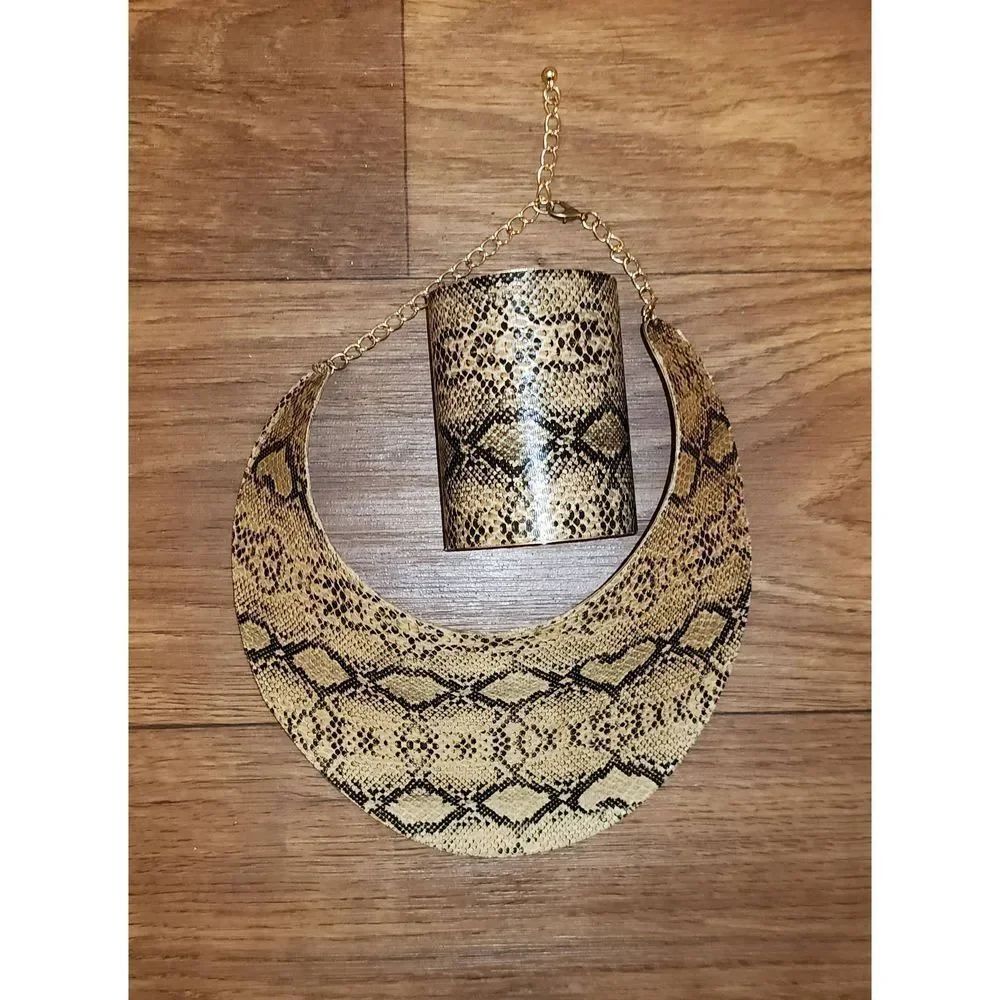 Statement Necklace And Cuff